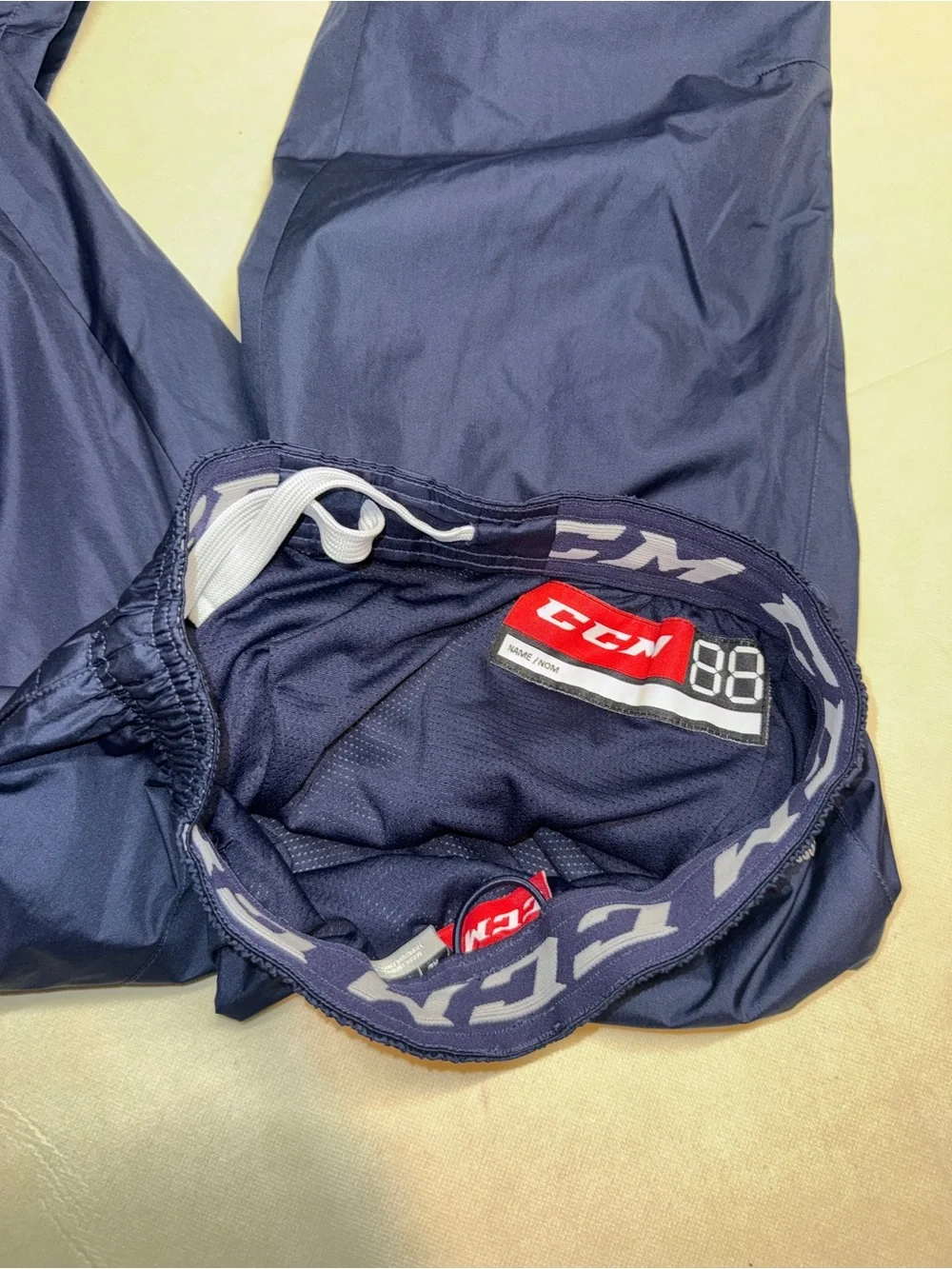 CCM Navy Athletic Joggers for Kids